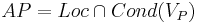 AP=Loc \cap Cond(V_P) 